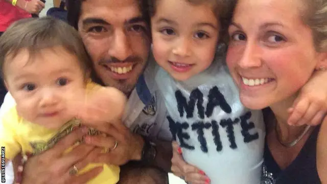 Luis Suarez twitter pic