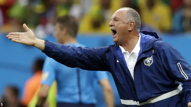 Brazil manager Luis Felipe Scolari