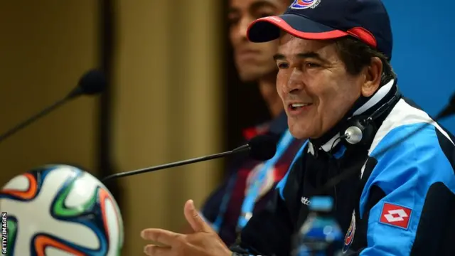 Costa Rica manager Jorge Luis Pinto