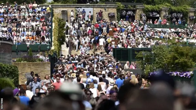 Wimbledon crowd