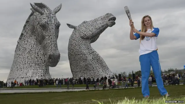 Charlotte McKenzie with the baton