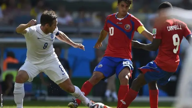 Frank Lampard challenges for the ball