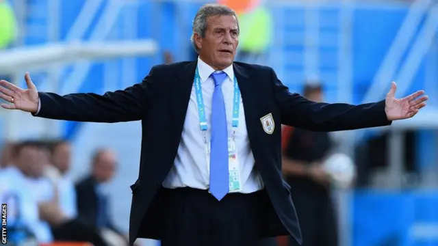 Uruguay manager Oscar Tabarez