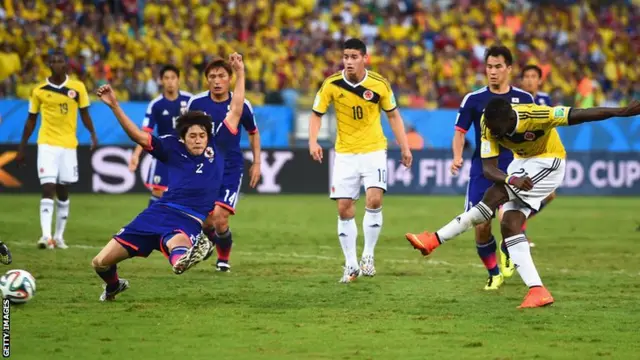 Japan v Colombia