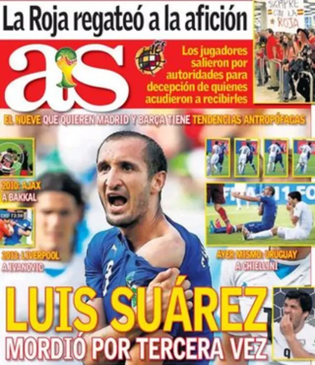 La Marca's back page