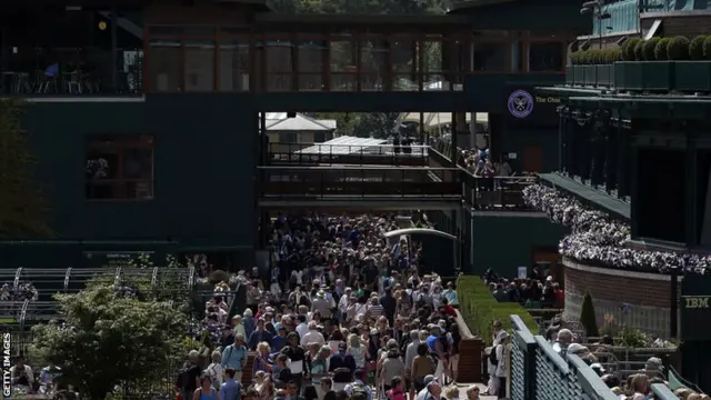 fans at wimbledon