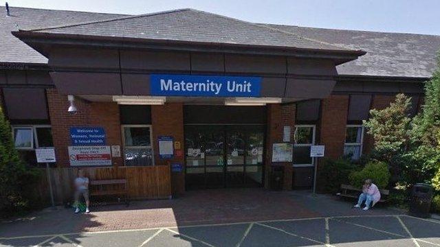 Maternity Unit at Leicester General Hospital