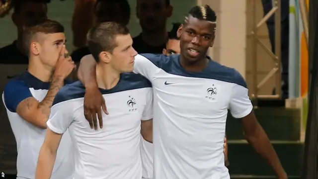 Morgan Scheiderlin and Paul Pogba