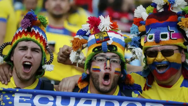 Ecuador fans