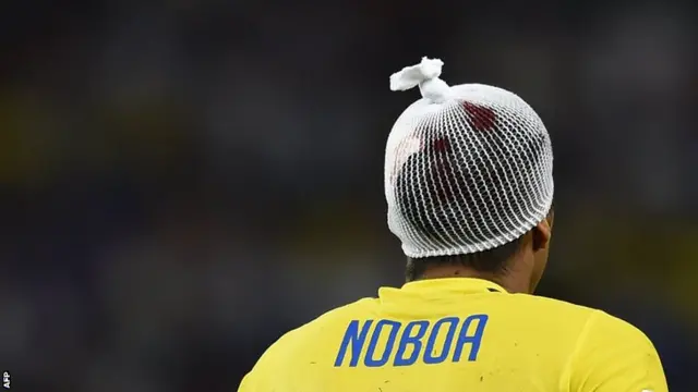 Ecuador midfielder Christian Noboa