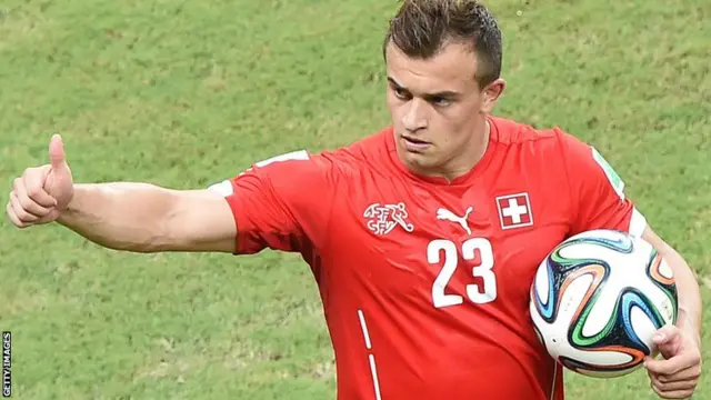 Switzerland's Xherdan Shaqiri