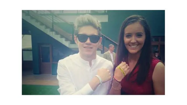 Niall Horan and Laura Robson