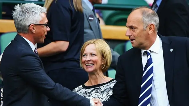 Jonathan Edwards and Sir Steve Redgrave on Centre Court