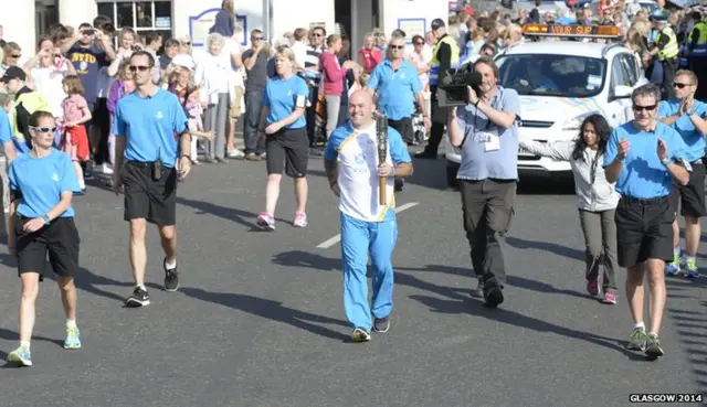 Baton bearer - Thomas Bremner