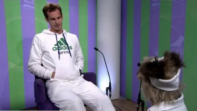 Andy Murray and Hacker T Dog