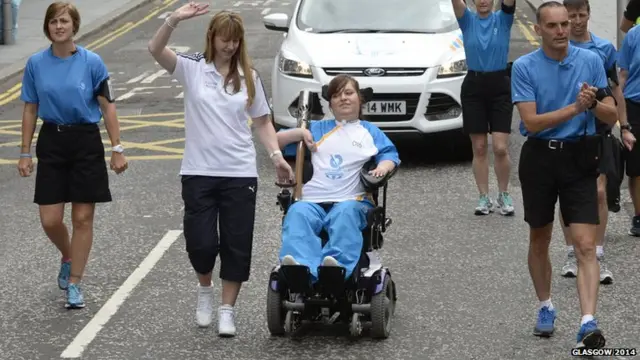 Baton bearer Hannah Craig