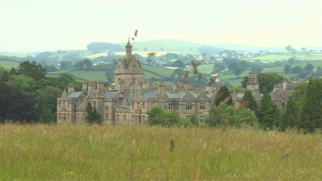 Derelict Denbigh hospital site