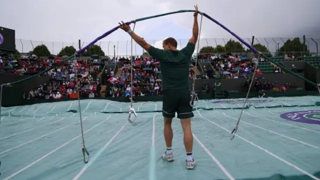 Ball boy with cover