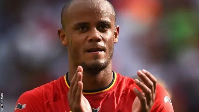 Belgium captain Vincent Kompany