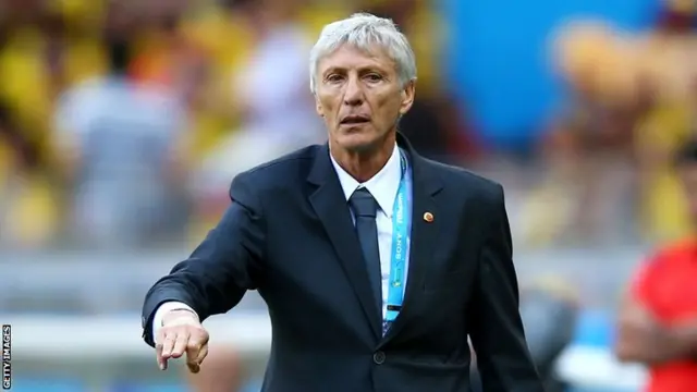 Colombia coach Jose Pekerman