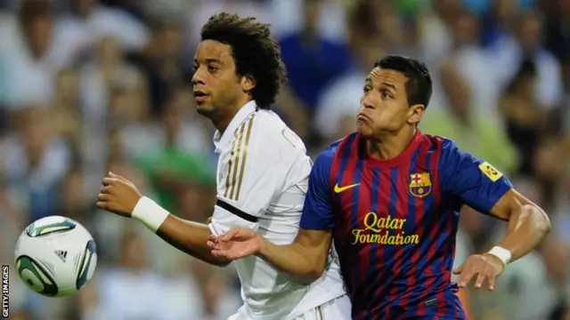 Marcelo and Alexis Sanchez