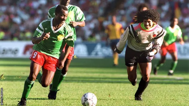 Roger Milla & Rene Higuita