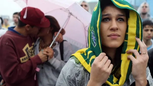 A nervy Brazil fan