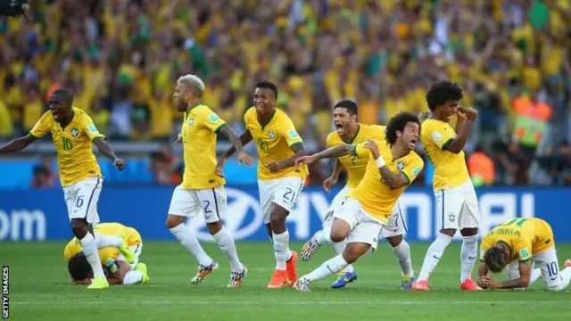 Brazil celebrate