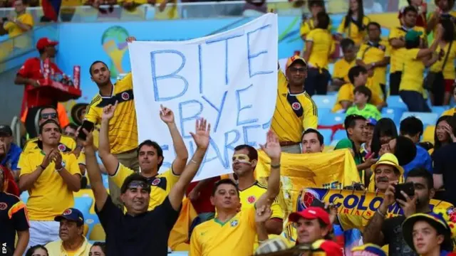 Colombia fans