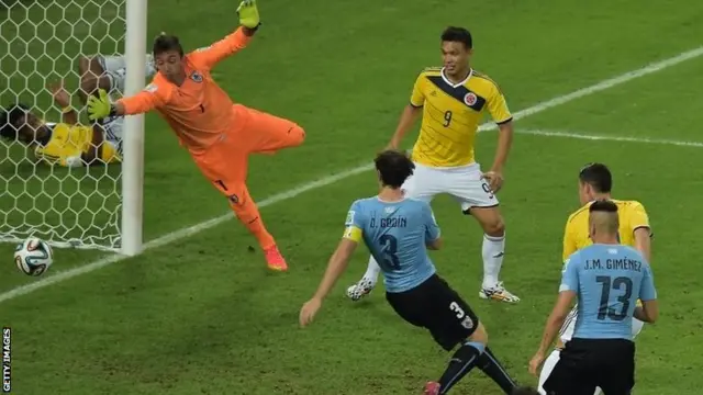 James Rodriguez scores