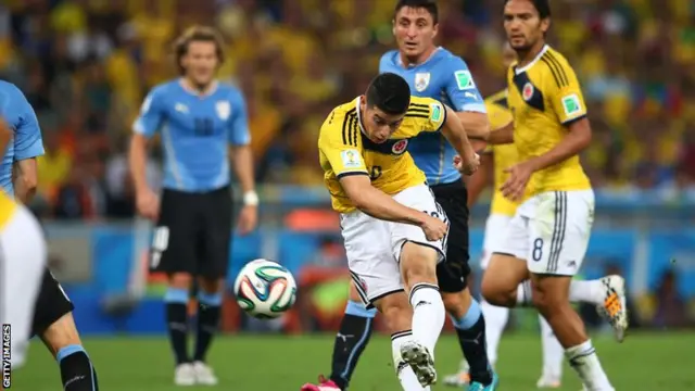 Colombia's James Rodriguez