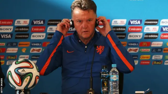 Netherlands coach Louis van Gaal