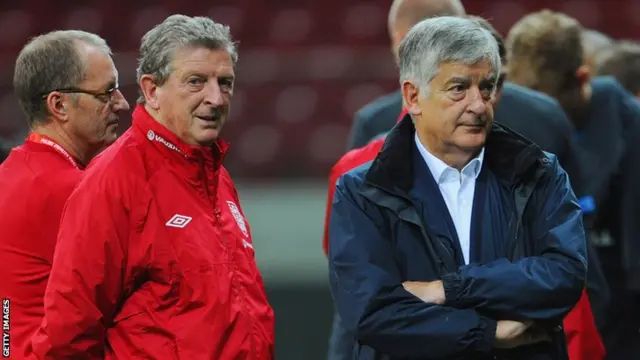 Roy Hodgson and David Bernstein