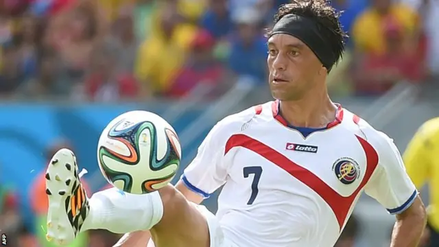 Costa Rica midfielder Christian Bolanos