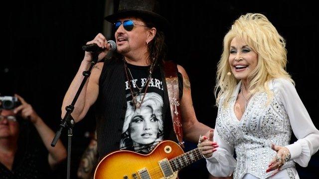 Dolly Parton with Richie Sambora