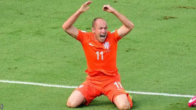 Netherlands forward Arjen Robben