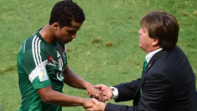 Mexico's Giovani dos Santos