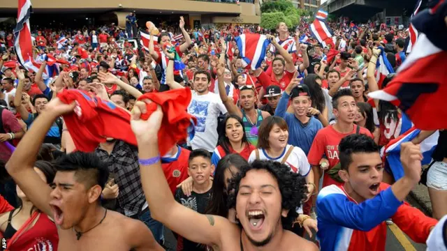 Costa Rica fans