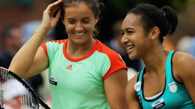 Laura Robson and Heather Robson