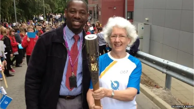 Olushola Ajide and Alison Low