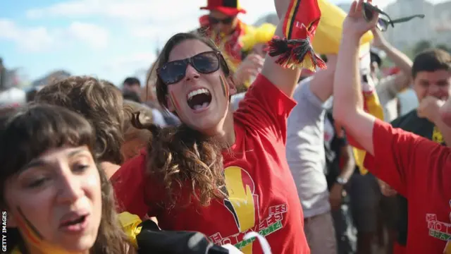 Belgium fans