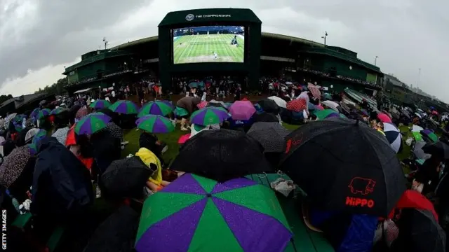 The view from Henman Hill