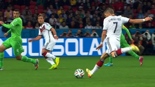 Bastian Schweinsteiger shoots