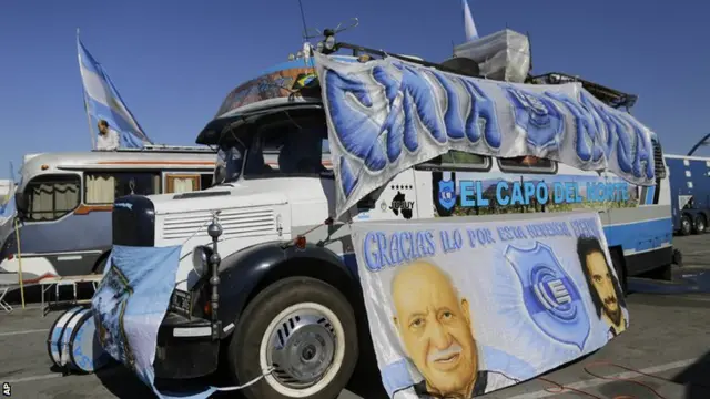 Argentina fans at the 2014 World Cup