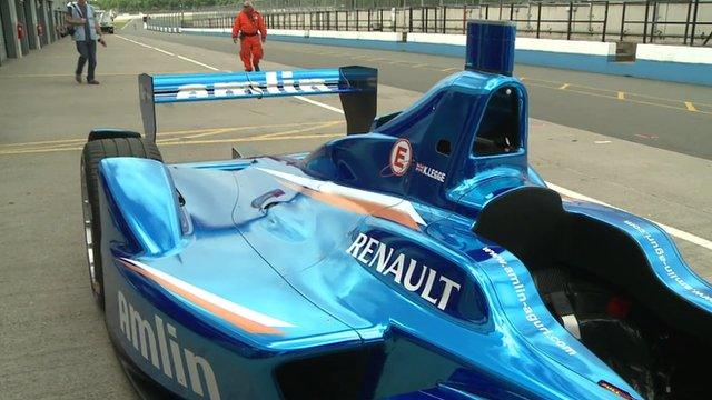 Formula E car