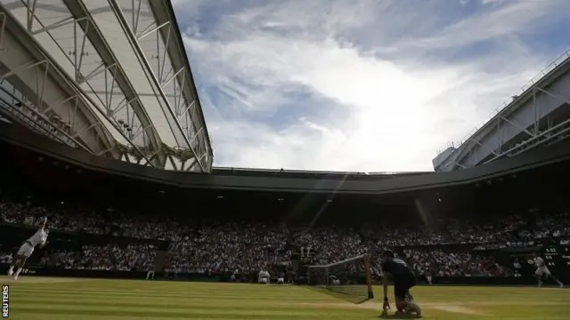 The view of Centre Court