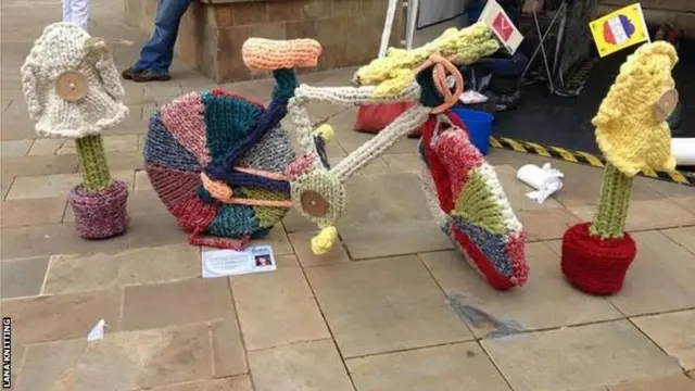 Knitted bike