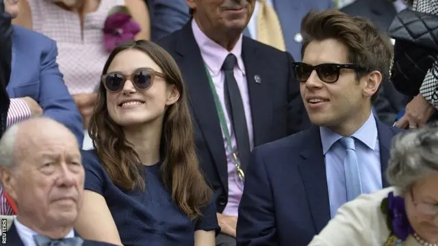 Keira Knightly and her husband James Righton