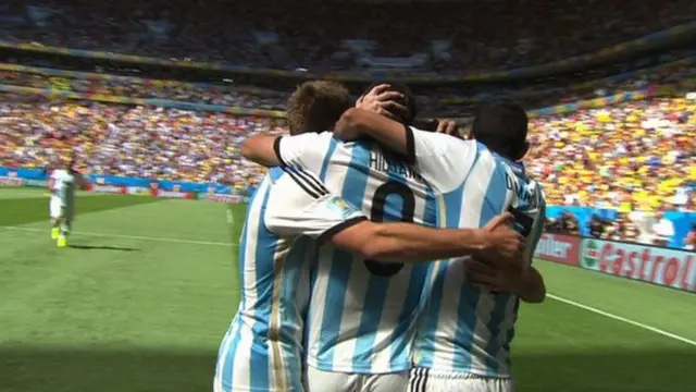 Argentina celebrate