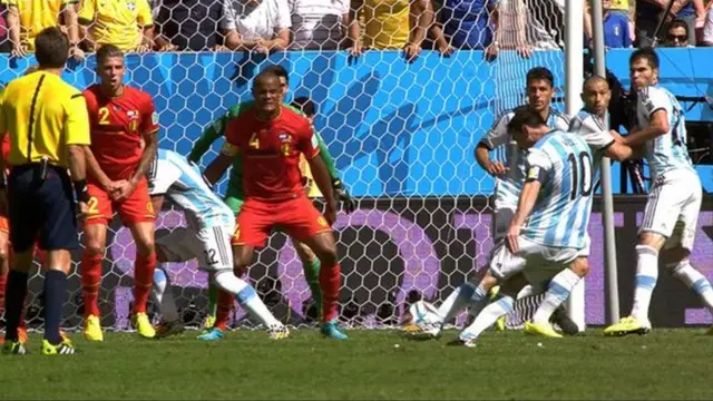 Lionel Messi free-kick